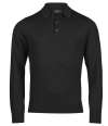 T6002 6002 Tee Jays Knitted Polo Shirt Pine colour image